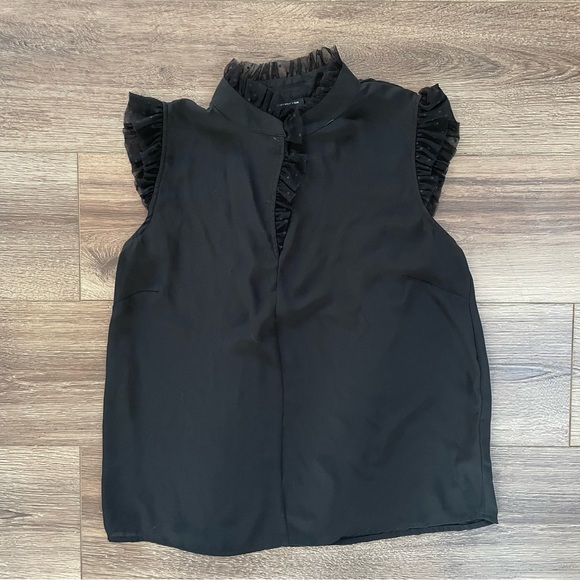 Who What Wear Ruffle Sleeve, Formal Tank Top - Picture 2 of 3